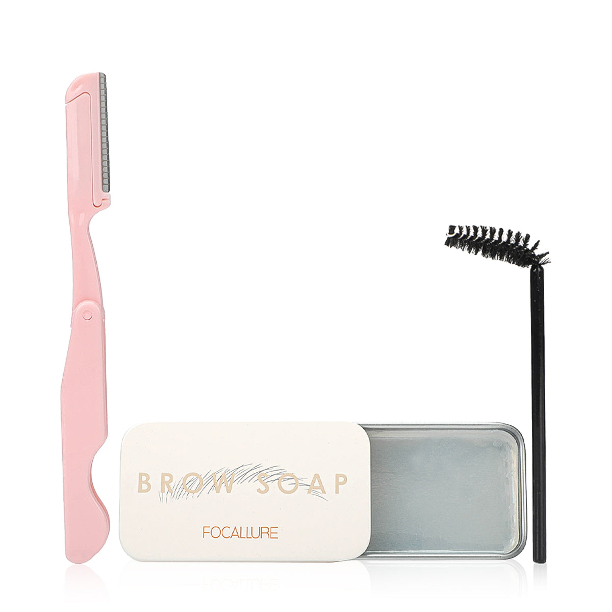 Brow Styling Soap With Brush and knife - clear