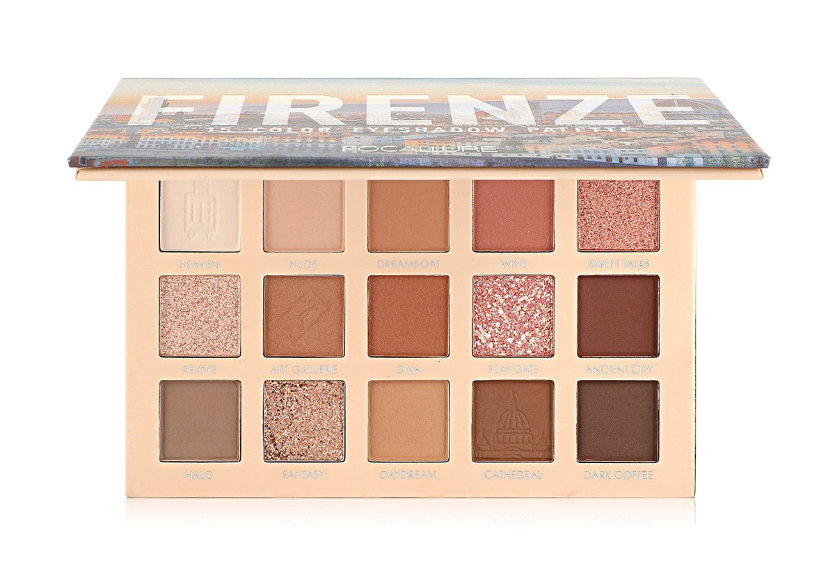 Hi Firenze Go Travel Eye Shadow Palette - 15 Shades