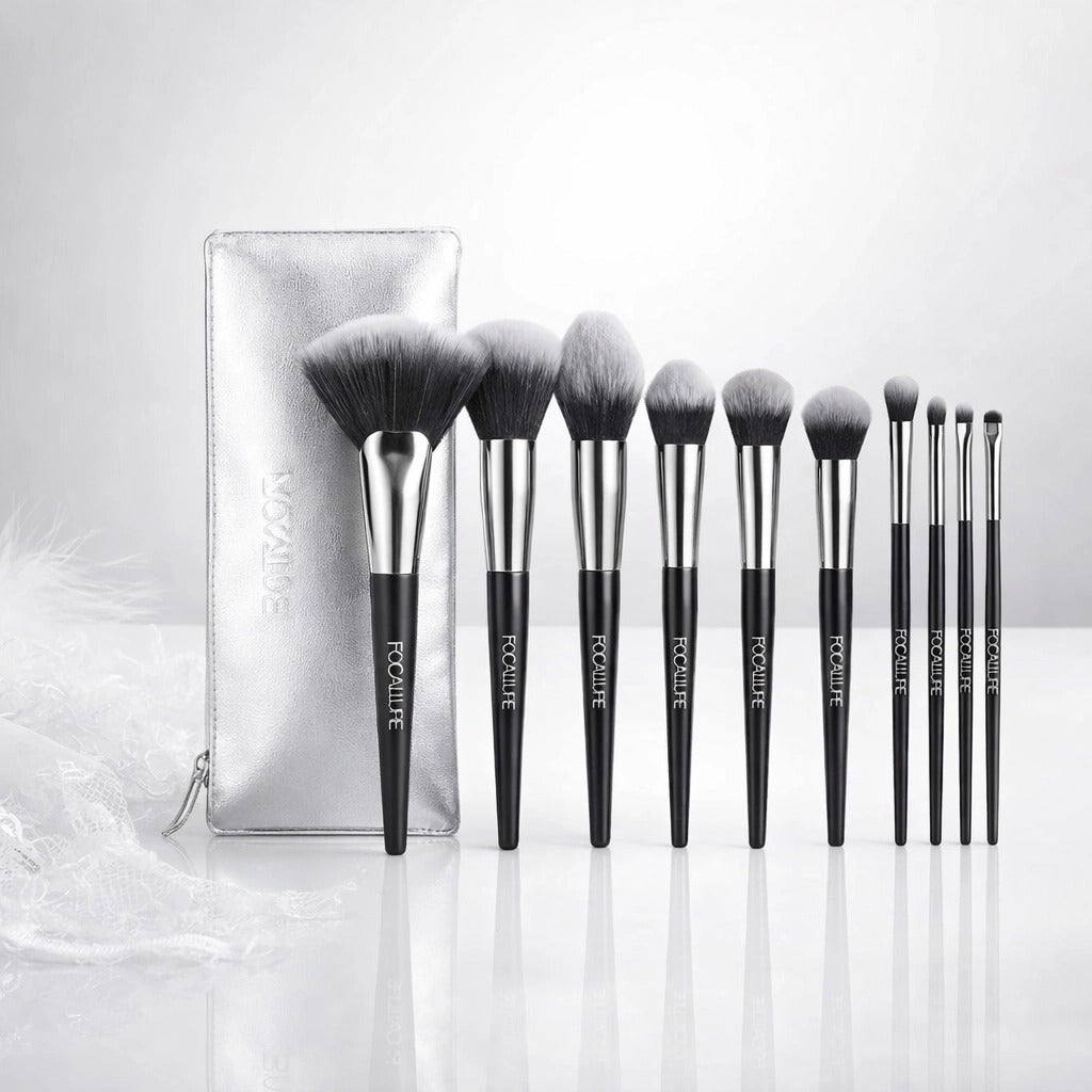 10pcs BRUSHES with bag